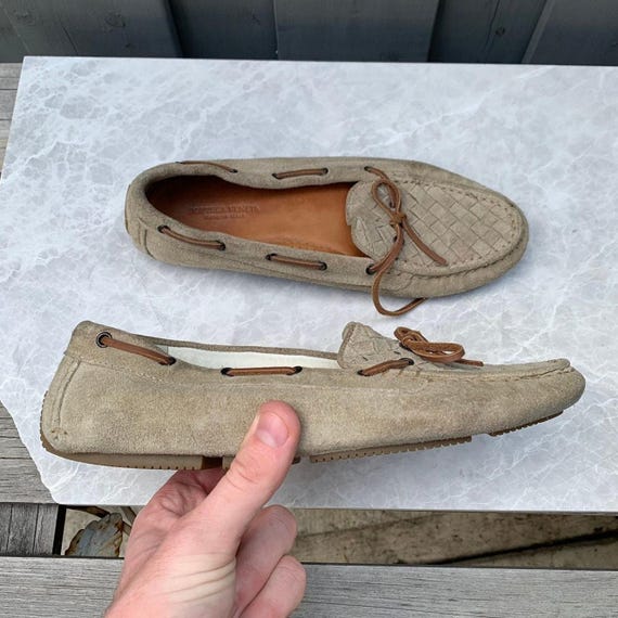 Vintage Bottega Veneta Loafers Vintage Suede Loafers Vintage  display picture 3