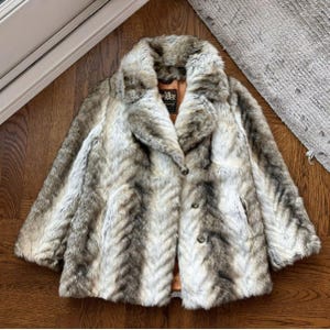 70s Sears Fur Coat - Etsy Canada
