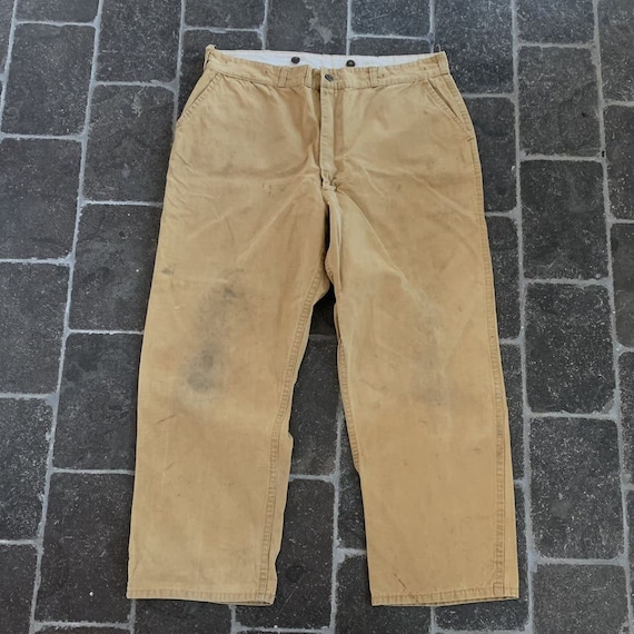 True Vintage Hunting Pants 1960s Saftbak Suspender Field Trousers