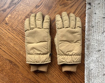 Vintage Goretex Gloves 1980s Gates Thermolite Winter Mitten Lined Gore-tex Mitts Cold Weather Work Used VNTG 70s 80s 1990s 90s Military