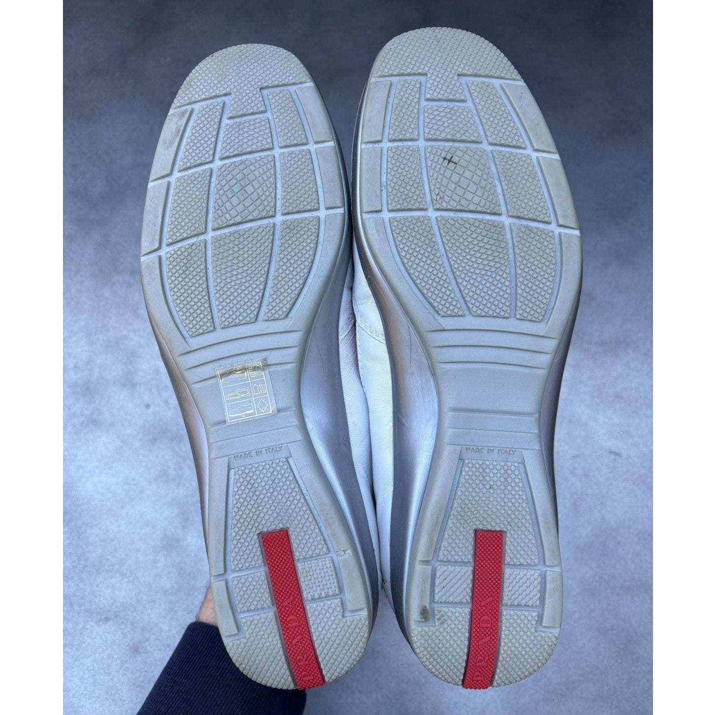 2000s Prada Sport Sneakers Y2K Vintage Pink Mesh 3305 Linea Rossa