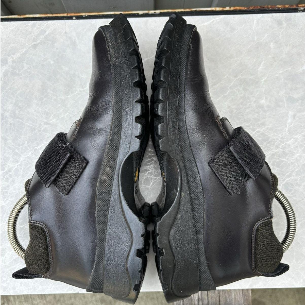 靴 prada 1999ss Velcro leather shoes black prada 1999ss Velcro leather shoes black Vintage Black leather