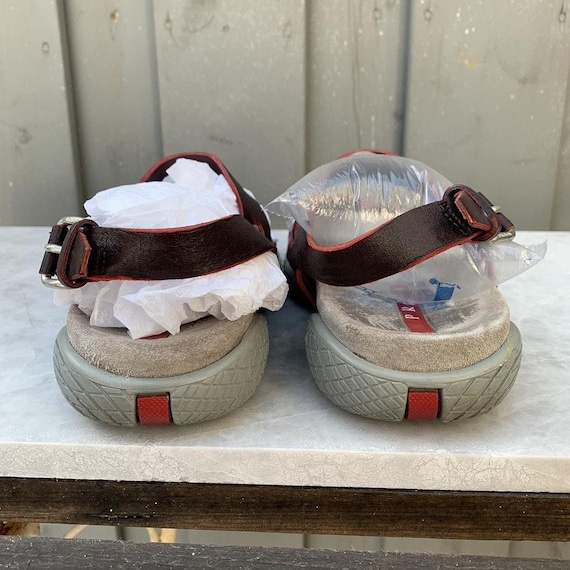 Prada Vintage Sport Sneakers 2000s 00s Toe Square Mesh Y2K - 90s
