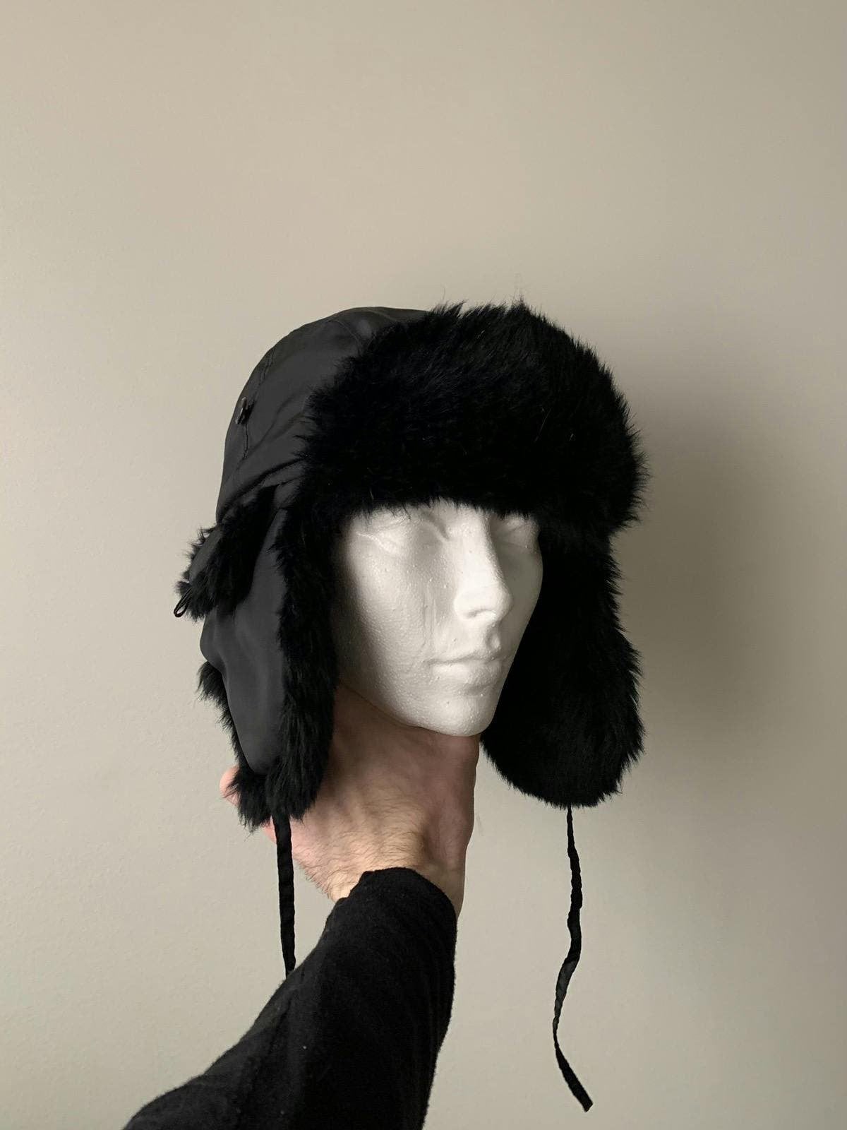 90s Vintage Fur Lined Nylon Trapper Cap Ushanka Winter Hat 90s Vintage Fur Lined Nylon Trapper Cap Ushanka Winter Hat
