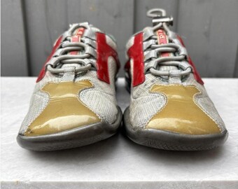 Vintage Prada Sneakers 2000s Prada Sport Mesh Square Toe