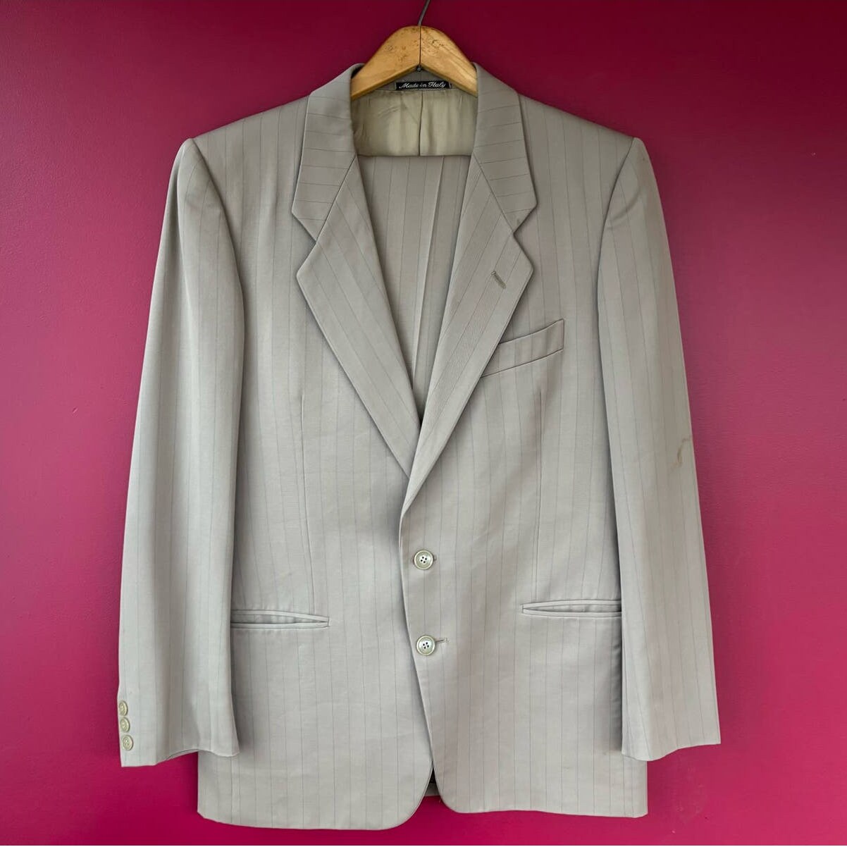 【送料無料（一部地域を除く）】 Vintage 1980s Mani Suit Piece Two Armani Giorgio by ジャケット・アウター