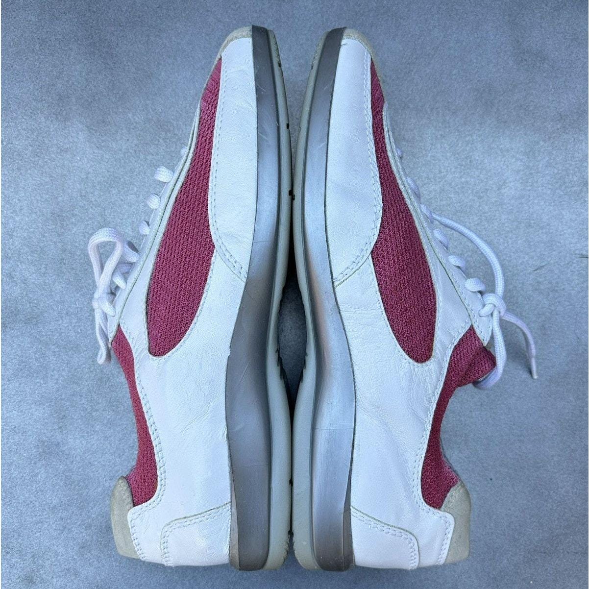 2000s Prada Sport Sneakers Y2K Vintage Pink Mesh 3305 Linea Rossa 
