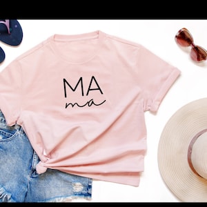 Mama T-Shirt SVG PNG File: Mom Gift, Teal Shirt Design (Digital Download)