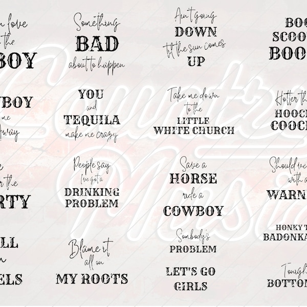 Nashville Bachelorette Country Song Shirts SVG PNG File, Bachelorette Party Shirt Digital Download, Bridesmaid Shirt, Hat, Bachelorette Trip