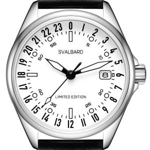 Buy jump hour watch with retrograde minutes Svalbard Time