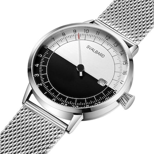 Svalbard Noonday AA17F 24 Stunden Einzeiger Doppel-Zwölf Uhr mit Schweizer Uhrwerk. Limitierte Auflage nur 500 nummerierte Uhren ist verrückt Bild 5