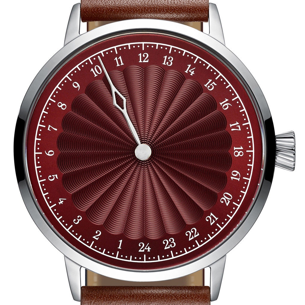 Titan Botta Horloge 24 Uurs Horloge Met Wijzer Botta Design Uno 24