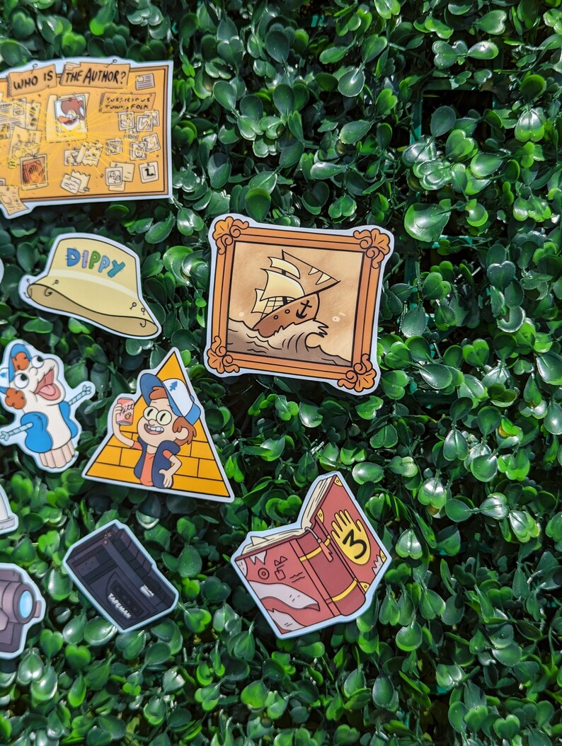 Dipper Pines - Gravity Falls Sticker Pack - 10 pc image 4