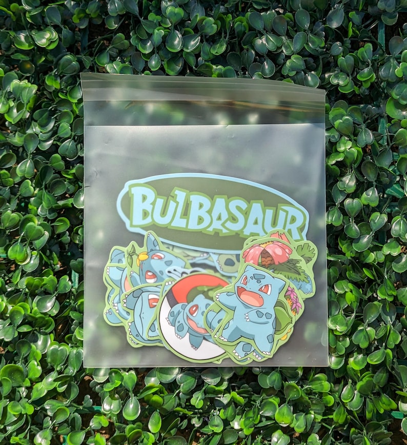 Bulbasaur Sticker Pack - 20 Pc - Etsy