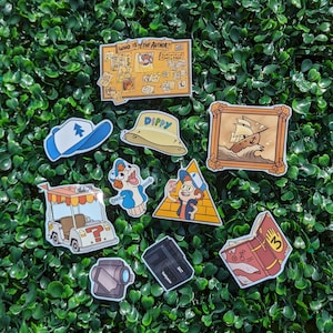 Dipper Pines - Gravity Falls Sticker Pack - 10 pc