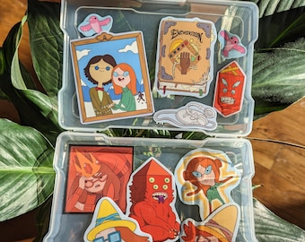 Betty Grof - Paquete de pegatinas - 9 piezas