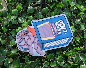 Hermit Crab Frosted Wild Berry Poptart Shell Sticker