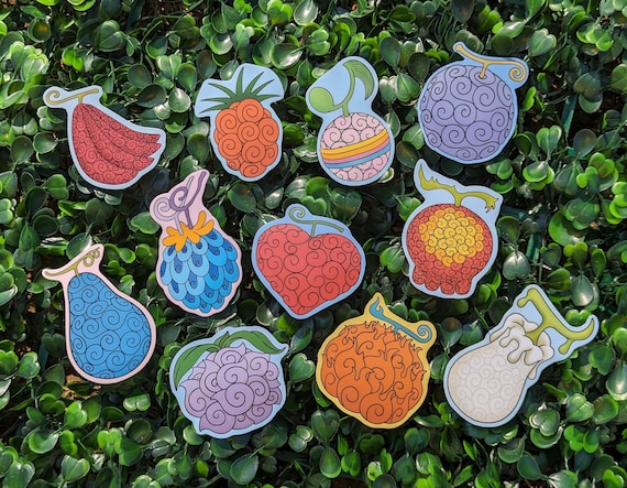 Devil Fruit One Piece Sticker Pack - 11pc