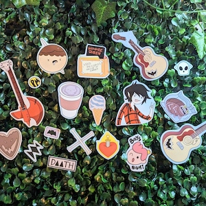 Marshall Lee - Adventure Time - Fiona and Cake - Sticker Pack - 18 pc