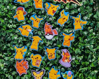 Pikachu Sticker Pack - 20 pc