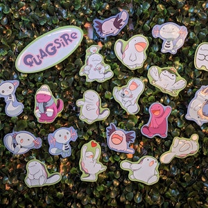 Quagsire Sticker Pack - 20 pc