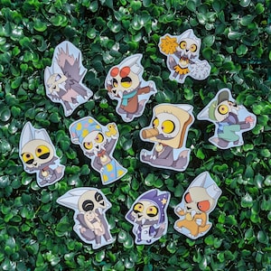 King Clawthorne Stickers - Owl House 10 pc