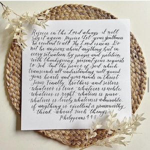 Citas de caligrafía personalizadas / Versos de caligrafía personalizados / Letras de caligrafía personalizadas / Cartas de amor escritas a mano / Regalos únicos / Escritos a mano
