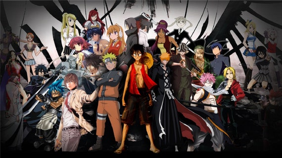 Big Three Anime Luffy Naruto Ichigo - Etsy Big Three Anime Luffy Naruto Ichigo - Etsy