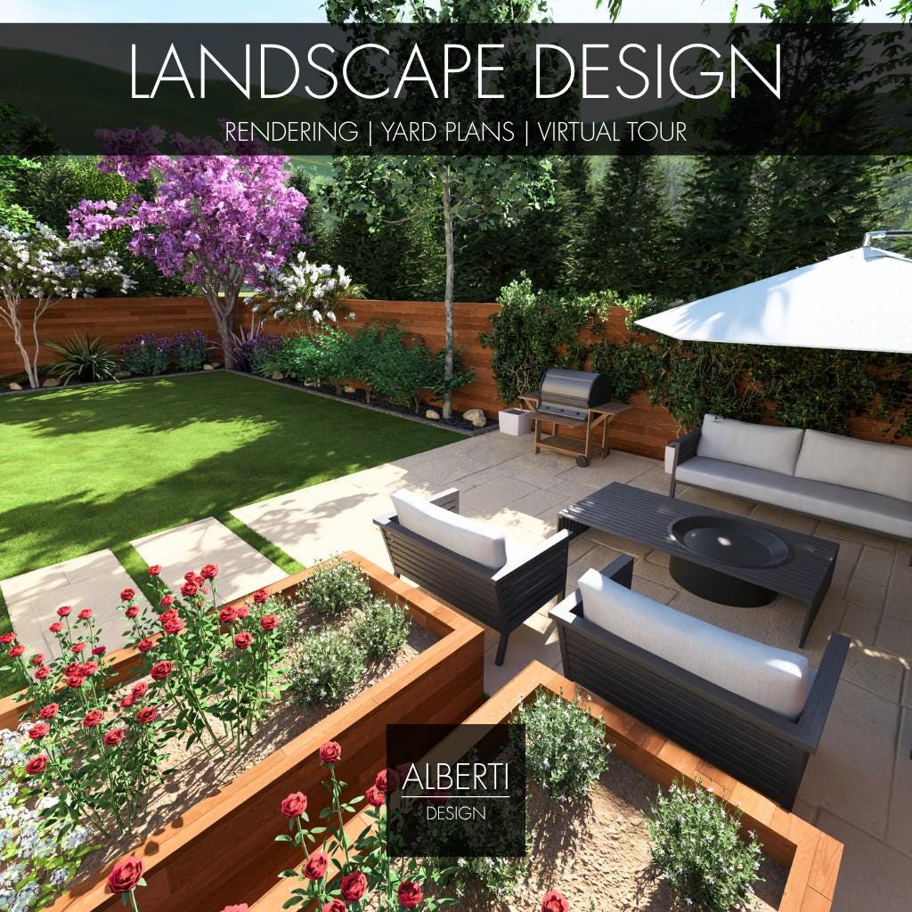 Backyard design - Etsy México, image size:1024x1024