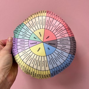 Feelings Wheel Therapy Tool Cushion