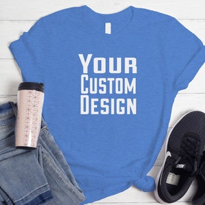 Custom Shirt, Custom Logo Shirt Personalized Text Tshirt, Your Photo Shirt, Matching Shirt, Business Logo Shirt