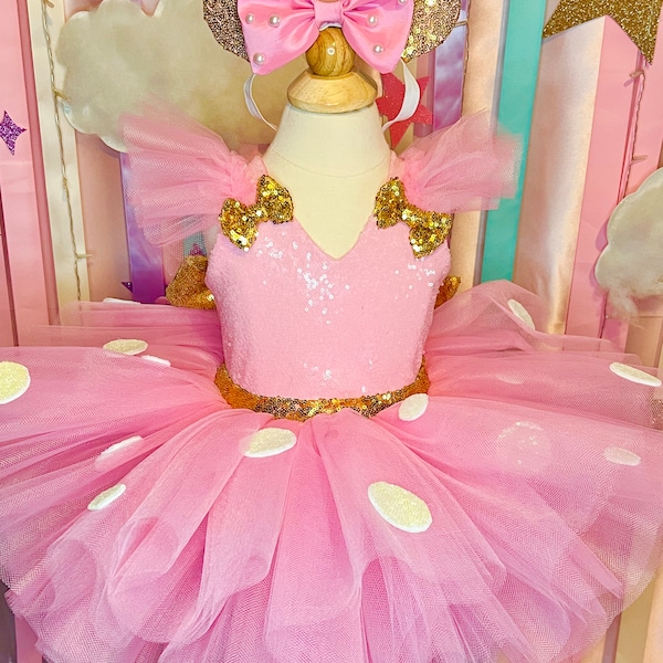 Pink and Gold Tutu Etsy