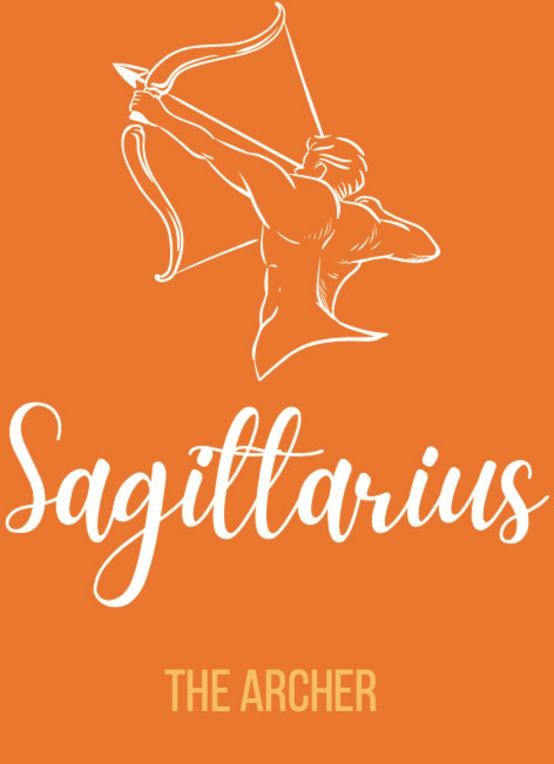 Sagittarius Zodiac Print, Sagittarius Zodiac Poster Print, Astrology
