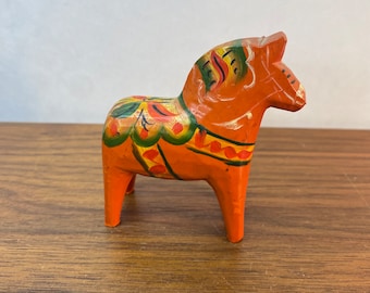 Vintage Swedish Dala horse