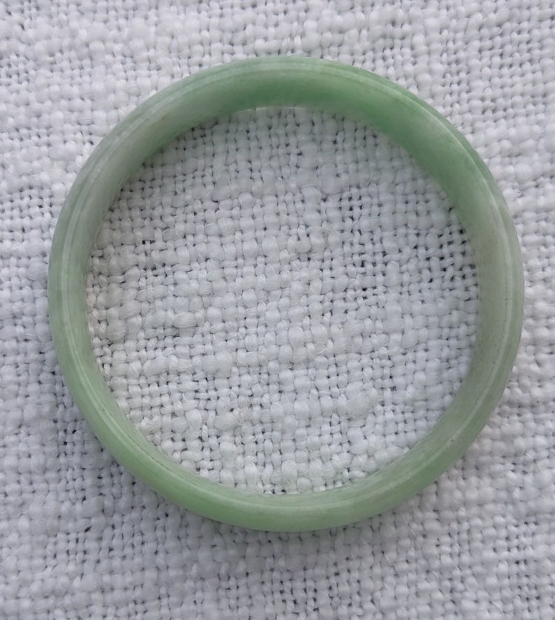 Authentic Burmese Jade Bangle Natural Real Jade Etsy