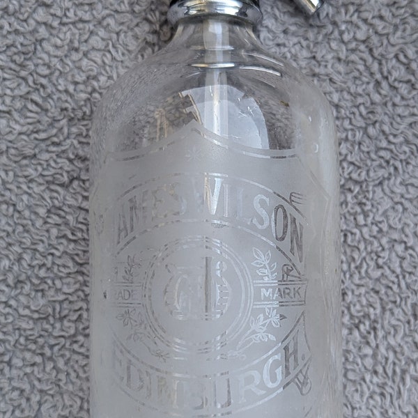 Antique Seltzer Water Bottle Etsy