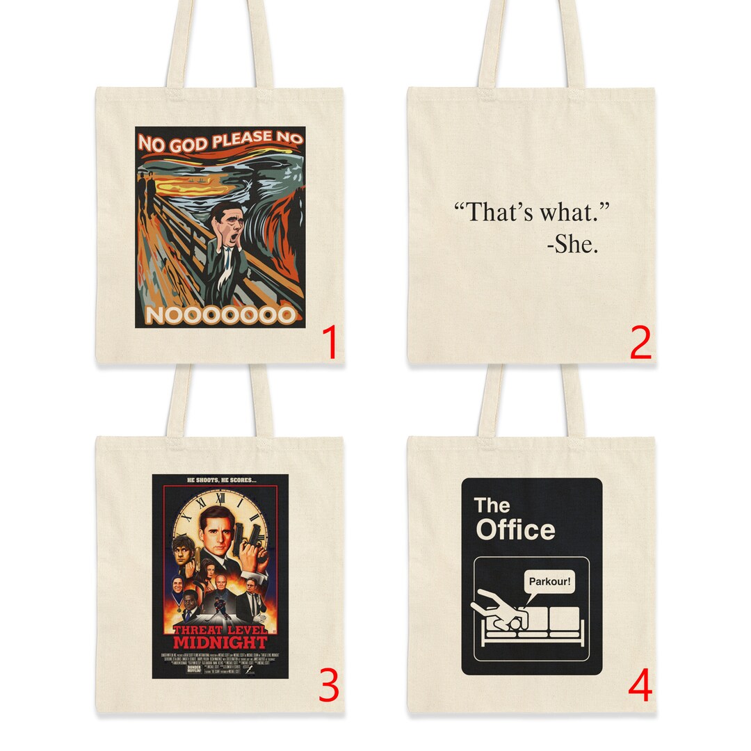Michael Scott Tote Bag the Office Tote Bag TV Series Dwight Etsy