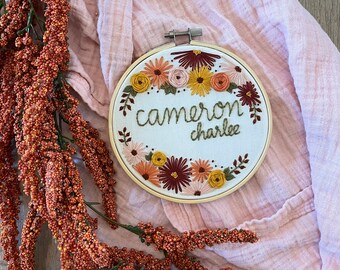 The Cameron - Personalized Baby Name Announcement, Pregnancy Announcement, Baby Keepsake