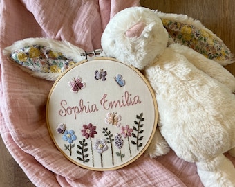 The Sophia - Personalized Baby Name Announcement, Pregnancy Announcement, Baby Name Keepsake