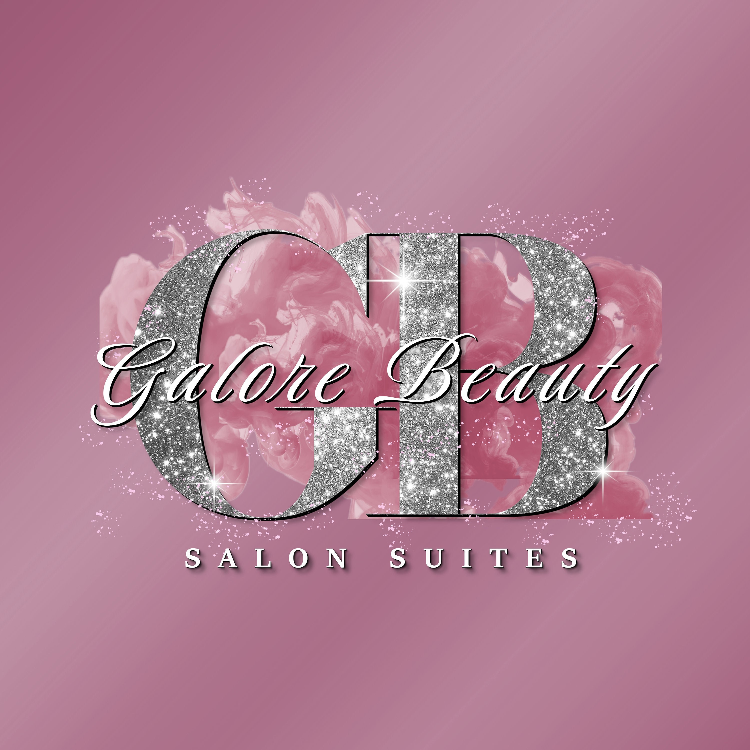 Pink Silver Glitter Logo Premade Logo Design Rose Gold - Etsy