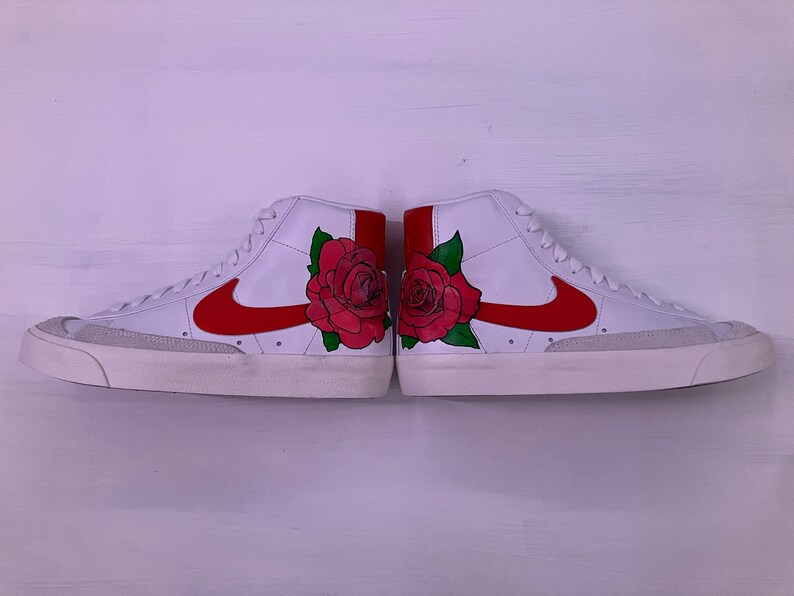 nike blazer flower