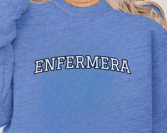 Felpa Enfermera per infermiera latina felpa regalo per infermiera registrata regalo di laurea per infermiera ispanica RN infermiera messicana ER felpa