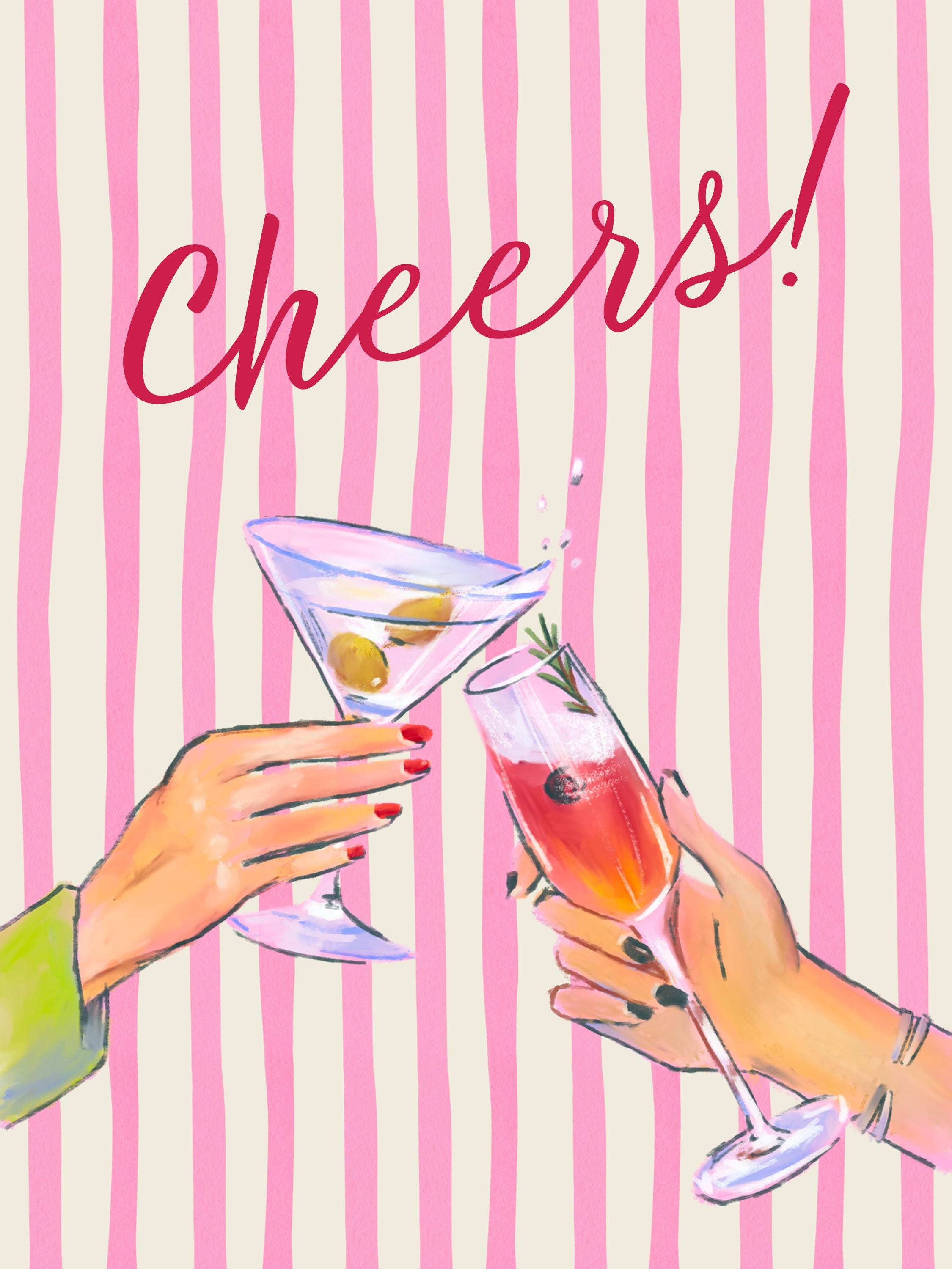 Cheers! Digital Art Print - Etsy