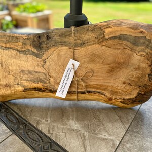 Reclaimed Live Edge Maple charcuterie board, rustic handcrafted wood tray
