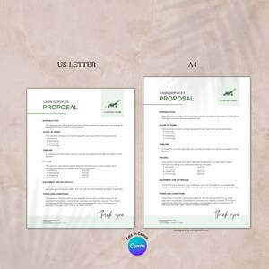 Lawn Services Proposal Document Template