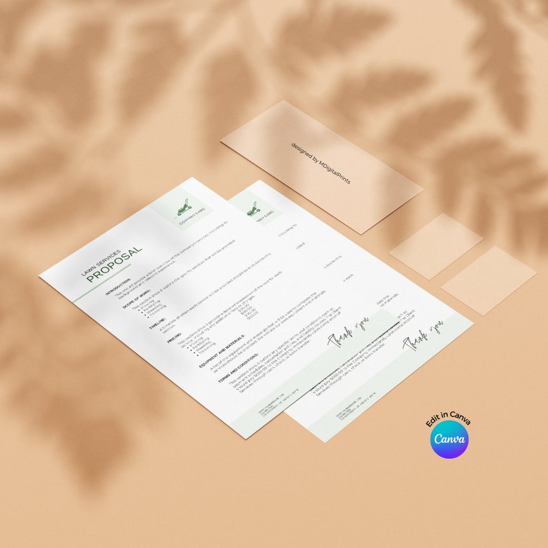 Lawn Services Proposal Document Template