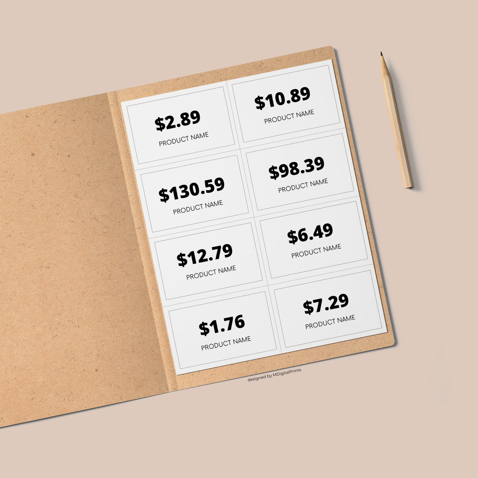 Shelf Pricing Tags Editable Canva Template Retail Price Tags Custom Shelf Pricing Tags Editable Canva Template Retail Price Tags Custom