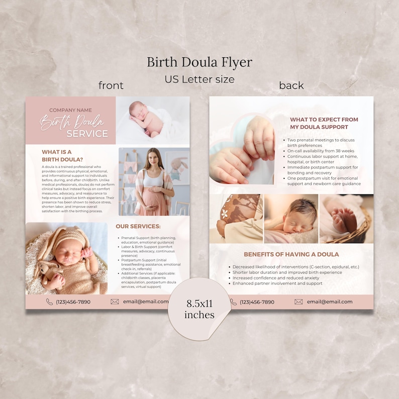 birth doula bundle templates Canva, Doula Business Card, Midwife templates, midwife business card, doula brochure, midwife brochure, midwife business templates, birth doula business templates, doula flyer, midwife flyer
