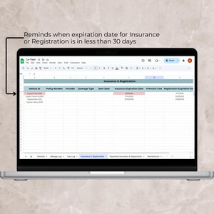 Car fleet management spreadsheet, Car fleet mileage and cost tracker google sheets, Vehicle management maintenance logs, Fleet maintenance tracker