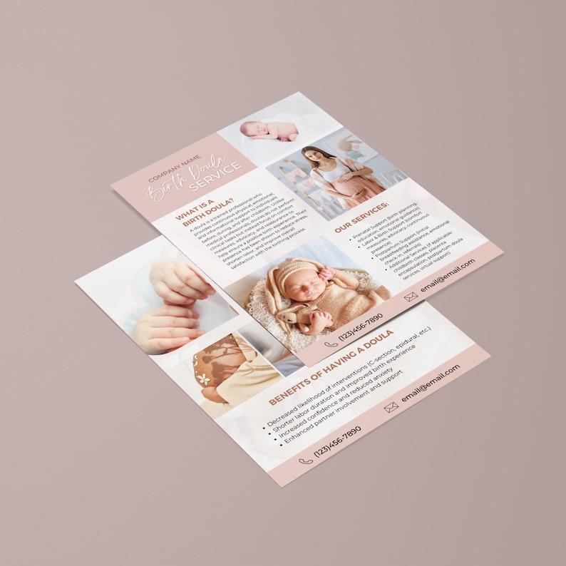 birth doula bundle templates Canva, Doula Business Card, Midwife templates, midwife business card, doula brochure, midwife brochure, midwife business templates, birth doula business templates, doula flyer, midwife flyer